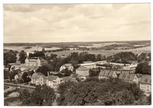 AK,   Sternberg Meckl., Teilansicht vom Kirchturm, 1972