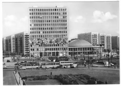 AK, Berlin Mitte, Haus des Lehrers und Kongresshalle, Straßenbahn, 1965