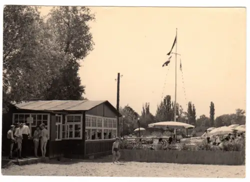 AK, Caputh Kr. Potsdam, Seebad am Schwielowsee, belebt, 1962