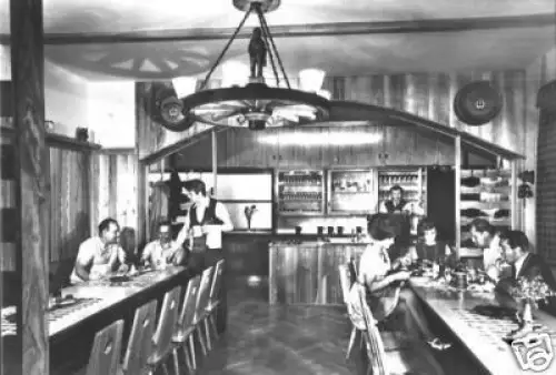 AK, Stützengrün Erzgeb., Berghotel Kuhberg, Gastraum 1