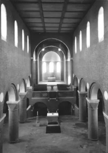 AK, Jerichow, Klosterkirche, Innenansicht, 1968