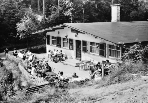 AK, Katzhütte Thür., Waldgaststätte "Amselheim", 1973