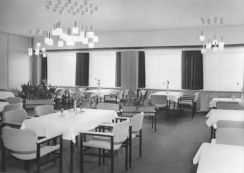 AK, Kurort Oberwiesenthal, Fichtelberghaus, Salon, 1966