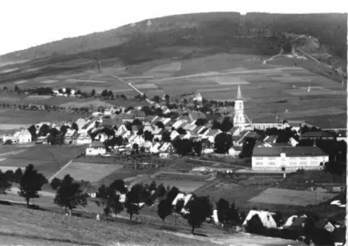 AK, Kurort Oberwiesenthal, Teilansicht, Echtfoto, 1966