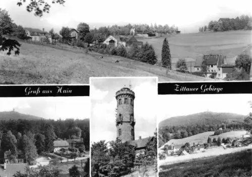 AK, Kurort Oybin OT Hain Kr. Zittau, vier Abb., 1974