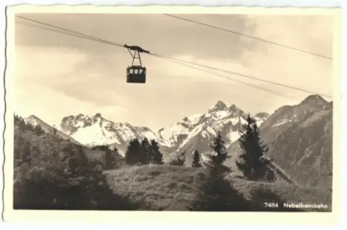 AK, Nebelhornbahn bei Oberstdorf, ca. 1938