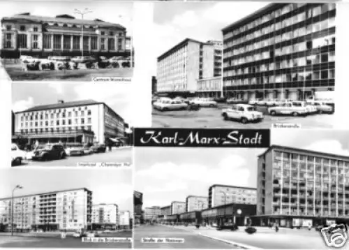 AK, Karl-Marx-Stadt, fünf Abb., 1968