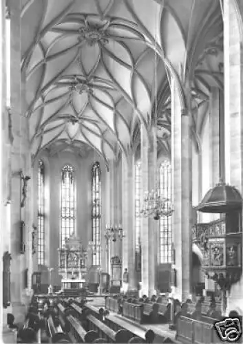 AK, Annaberg-Bucholz, St. Annen-Kirche, innen, 1971