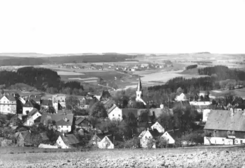 AK, Lengefeld Erzgeb., Teilansicht, 1964