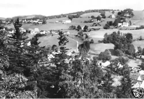 AK, Poberhau Kr. Marienberg, Bl. v. Blauen Stein, 1985
