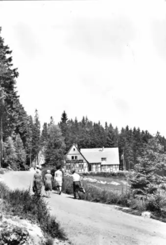 AK, Sosa Erzgeb., Gaststätte "Köhlerhütte", 1970