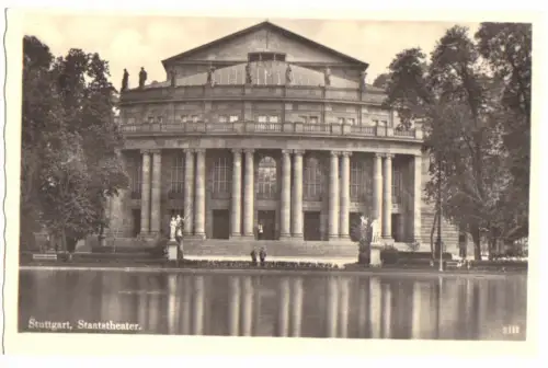 AK, Stuttgart, Staatstheater, um 1953
