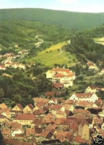 AK, Bad Orb Spessart, Teilansicht mit Sanatorium, 1970