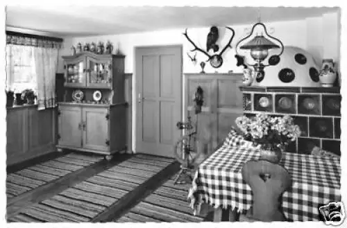 AK, Oberammergau, Bauernstube im Haus Niggl, um 1962
