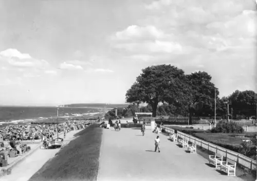 AK, Ostseebad Kühlungsborn, Strandpromenade, 1966