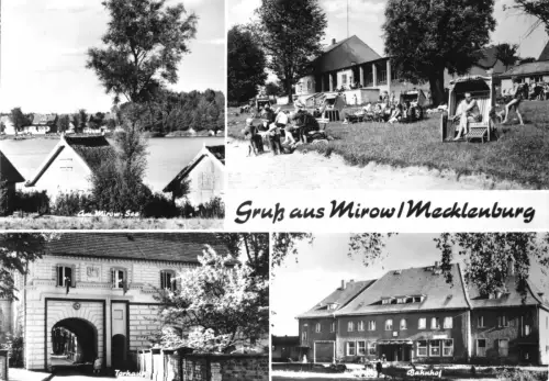 AK, Mirow Meckl., vier Abb., 1975