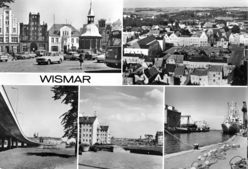 AK, Wismar, fünf Abb., 1983