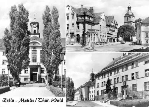 AK, Zella-Mehlis Thür. Wald, drei Abb., 1982
