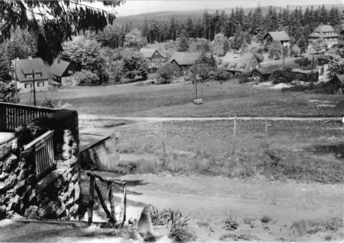 AK, Kurort Bärenburg, OT Oberbärenburg, Teilansicht, 1973