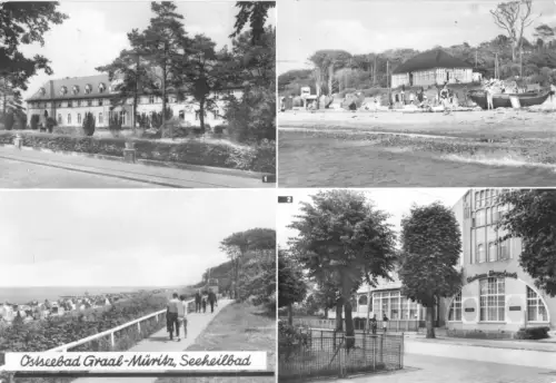 AK, Ostseebad Graal-Müritz, vier Abb., 1970