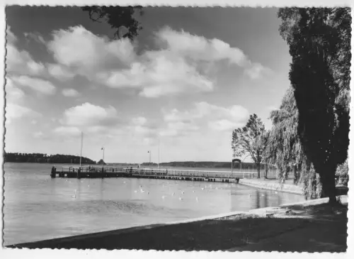 AK, Waren Müritz, Kietzbrücke, Gesamtansicht, 1965