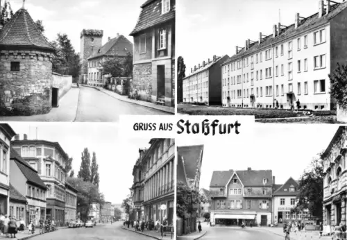 AK, Staßfurt, vier Abb., 1970