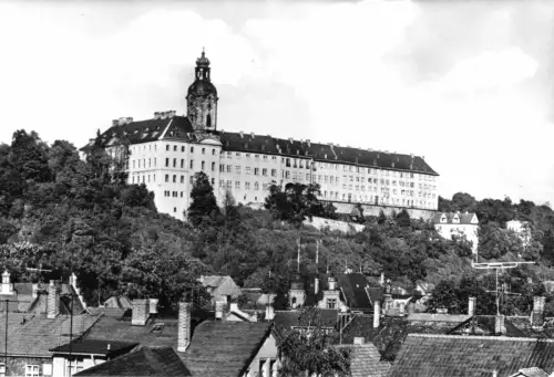 AK, Rudolstadt Thür., Blick zu Schloß Heidecksburg, 1976