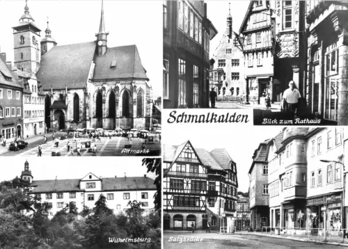 AK, Schmalkalden, vier Abb., 1985