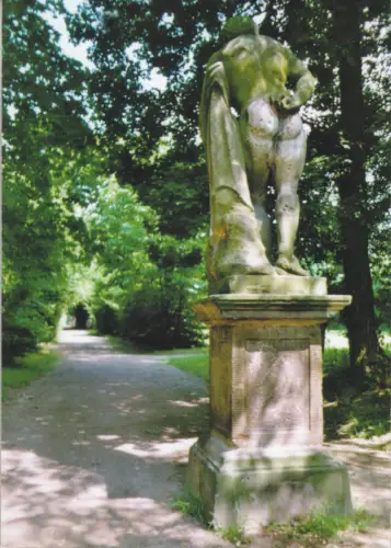 AK, Schönhausen Elbe, Barockpark Schönhausen, Herkules, 2000