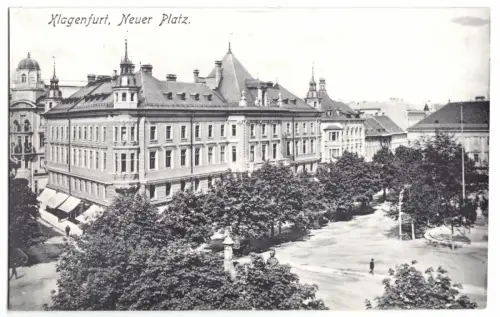AK, Klagenfurt, Kärnten, Neuer Platz, 1908
