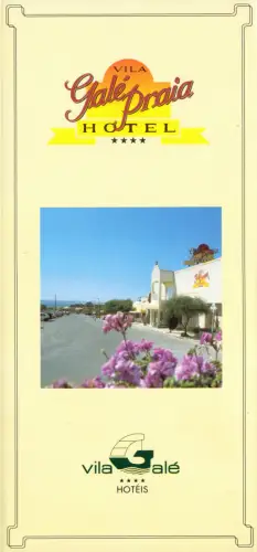 tour. Prospekt, Albufeira Algarve, Portugal, Hotel Vila Galé Praia, um 2005