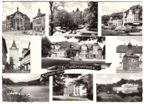 AK, Helmstedt, neun Abb., um 1962