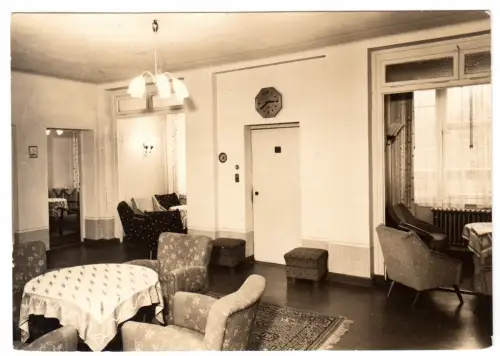 AK, Bad Wilsnack, Goethehaus, Aufenthaltsraum, 1965