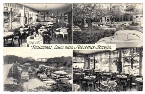 AK, Berlin Wannsee, Café und Restaurant "Zum alten Albrechts Teerofen", 1960
