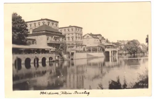AK, Potsdam, Blick in die Alte Fahrt, Klein Venedig, um 1940, Echtfoto