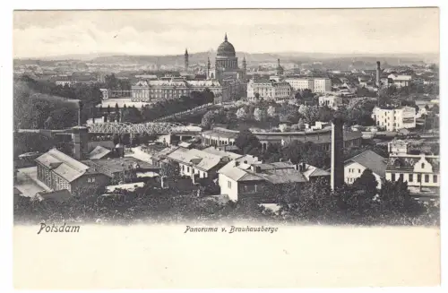 AK, Potsdam, Stadtzentrum vom Brauhausberg, 1905