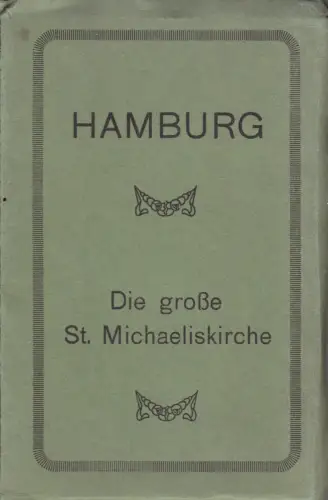 AK Leporello mit 8 AK, Hamburg, Die Gr. St. Michaeliskirche, um 1922