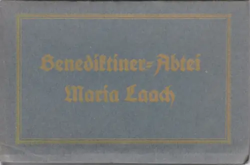 AK Leporello mit 10 AK, Benediktiner-Abtei Maria Laach, um 1930