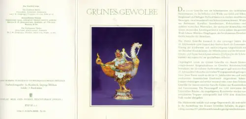 AK-Mappe mit 9 Color-AK, Dresden, Grünes Gewölbe, 1976