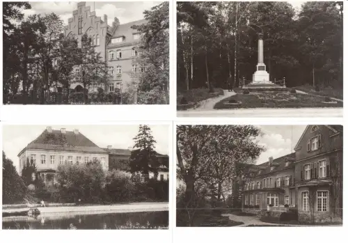 AK-Mappe mit 12 historischen AK, Kreis Beeskow, Reprint, um 1991