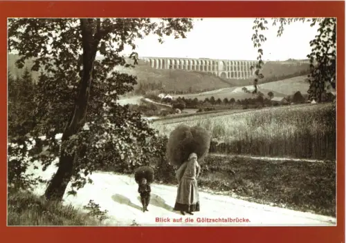 AK, Netzschkau Vogtl., Reprint einer alten AK von ca. 1910, um 2005