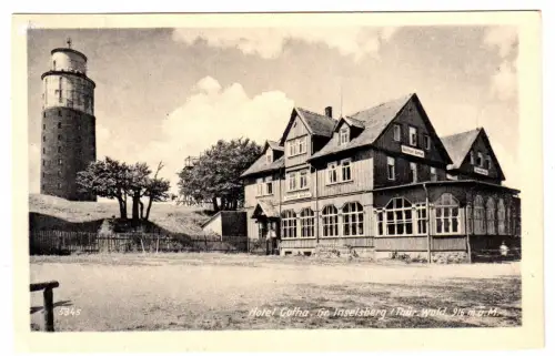 AK, Inselsberg Thür. Wald, Hotel Gotha, um 1953