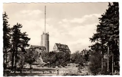 AK, Inselsberg Thür. Wald, Gipfelbebauung, Übersicht, Version 4, 1958
