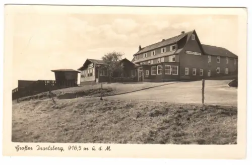 AK, Inselsberg Thür. Wald, Berggasthof Stöhr, Version 1, 1954