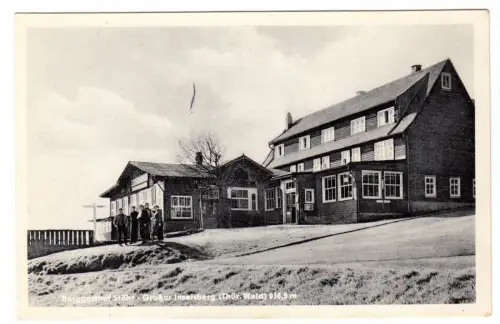AK, Inselsberg Thür. Wald, Berggasthof Stöhr, Version 2, 1958