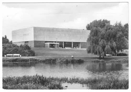 AK, Rostock, Kunsthalle am Schwanenteich, 1972