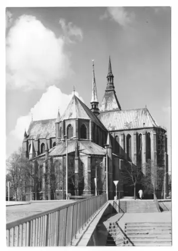 AK, Rostock, Kirche St. Marien, Ostseite, 1981