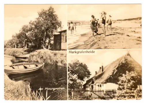 AK, Rostock Markgrafenheide, drei Abb., 1971