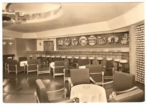 AK, Rostock Warnemünde, Konsum-Gaststätte "Teepott", Bar, 1970