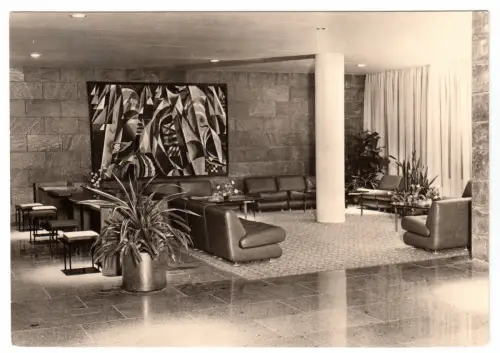 AK, Rostock Warnemünde, Hotel "Neptun", Halle, 1971